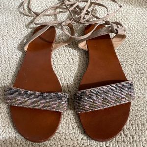 Target lace up sandals